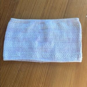 nwot pacsun me to we lavender cinched tube top